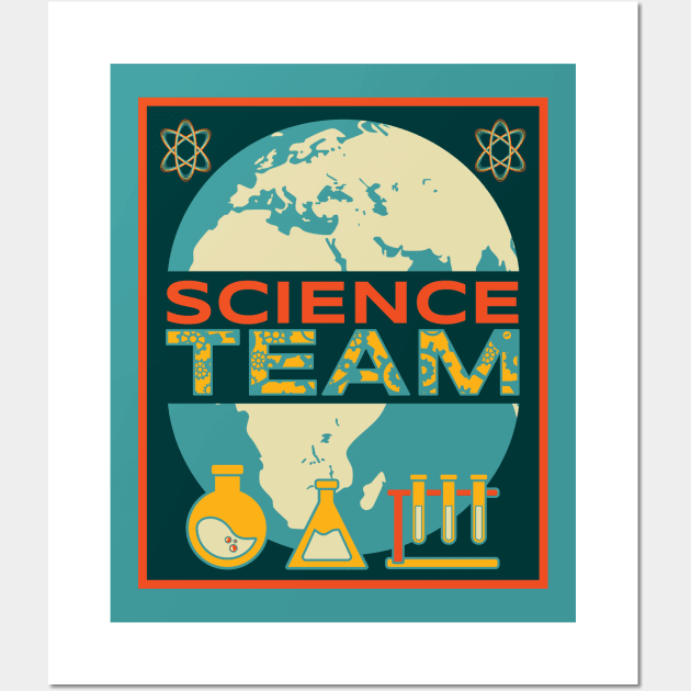 Earth Science Team Wall Art by dkdesigns27